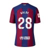 Original Trikotsatz FC Barcelona Balde 28 Heimtrikot 2023-24 Für Kinder